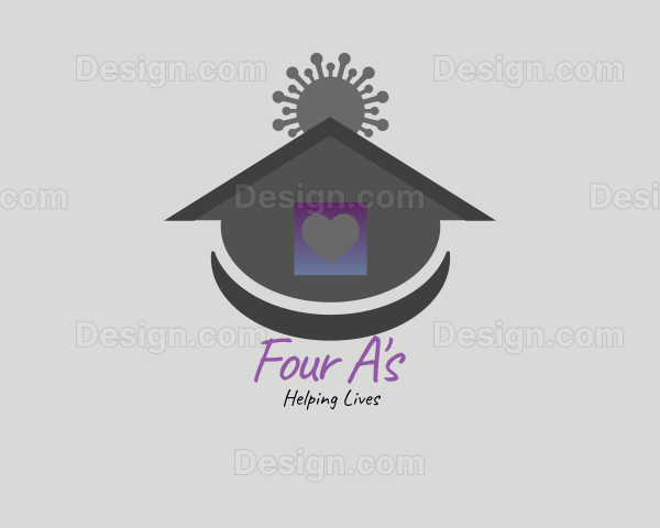 Four A’s Helping Lives logo